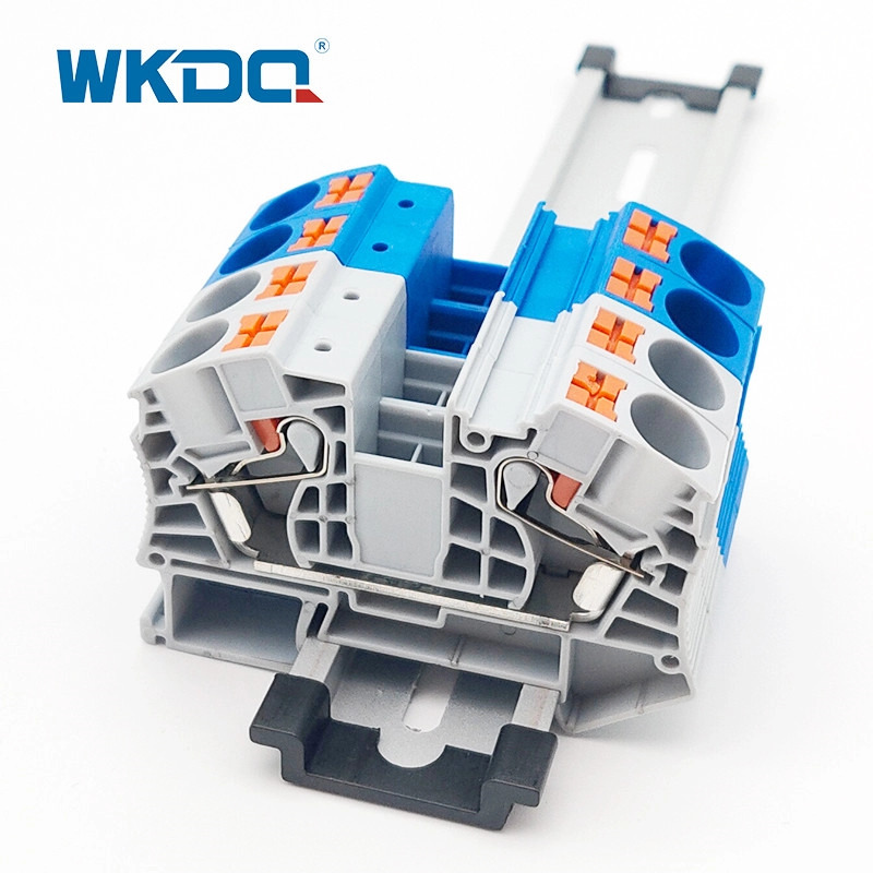What is the difference between screw and push in terminal blocks?