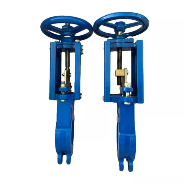 What is a knife gate valve used for?