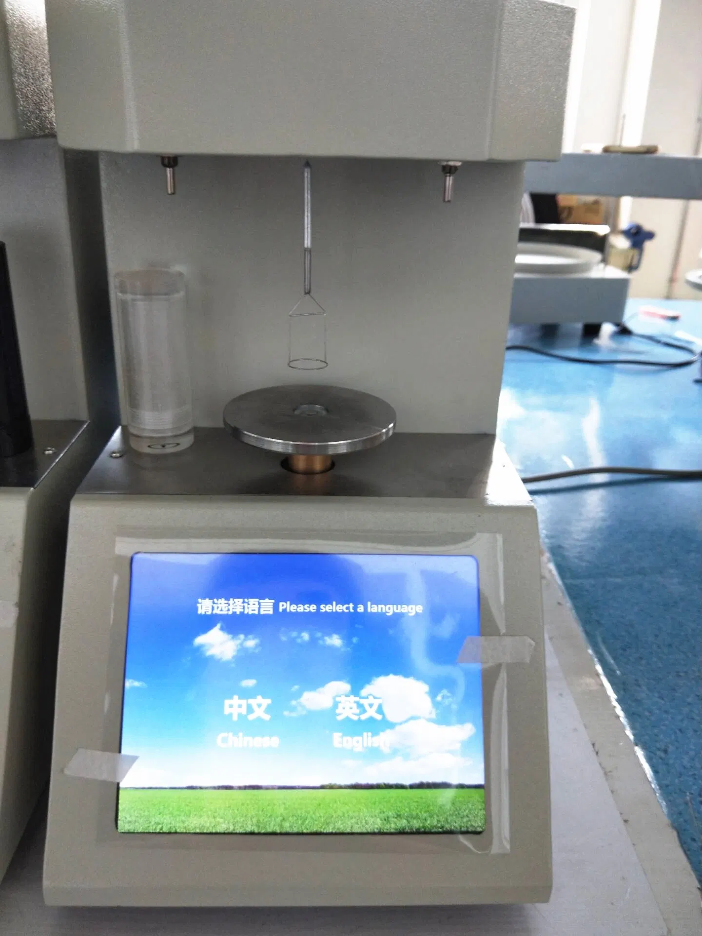 Fully Automatic Liquid Tension Meter Using ASTM D971