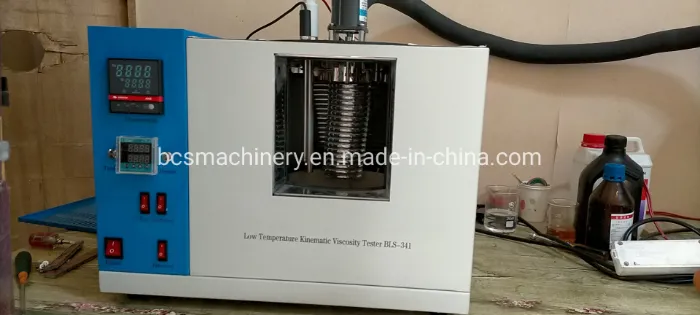 Low Temperature Kinematic & Dynamic Viscosity Testing Apparatus of Base Oil